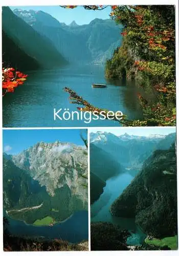 Ak Königsee Blick vom Malerwinkel Watzmann Ostwand 1997