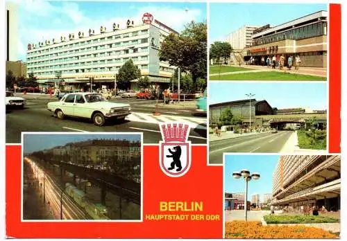 Ak Interhotel unter den Linden 1983 Berlin Köpenick Bahnhof