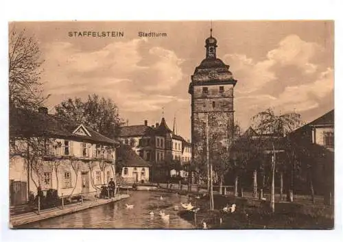 Ak Staffelstein Stadtturm 1913 Bayern