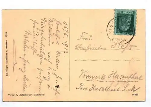 Ak Staffelstein Stadtturm 1913 Bayern