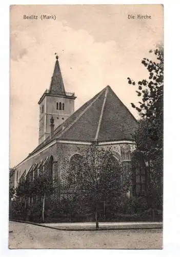 Ak Beelitz Mark Die Kirche 1913