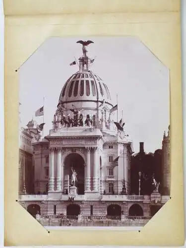 Fotoalbum 1900 Weltausstellung Paris Frankreich großformatige Fotos Exposition 