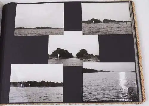 Fotoalbum DDR Waren Müritz Urlaub 1969 Fotos Papiere