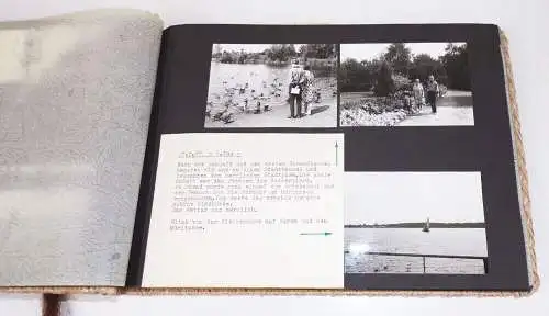 Fotoalbum DDR Waren Müritz Urlaub 1969 Fotos Papiere