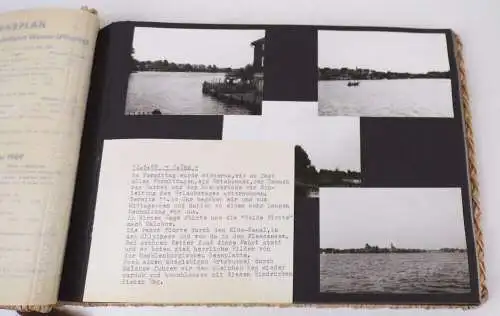 Fotoalbum DDR Waren Müritz Urlaub 1969 Fotos Papiere