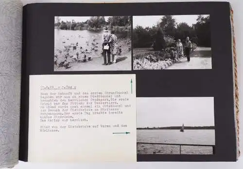 Fotoalbum DDR Waren Müritz Urlaub 1969 Fotos Papiere