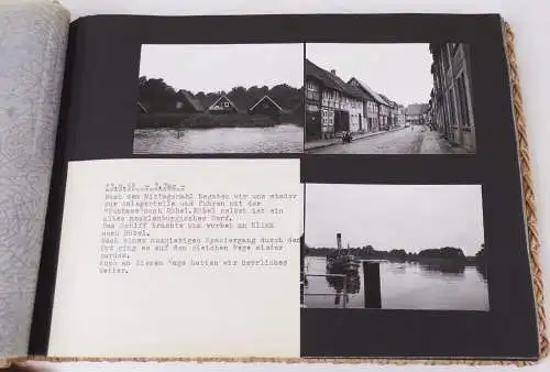 Fotoalbum DDR Waren Müritz Urlaub 1969 Fotos Papiere