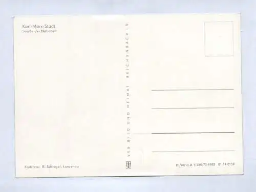 Ak Karl Marx Stadt 1973 Straße der Nationen IFA Barkas