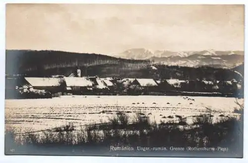 Foto Ak Rumänien Ungarische Rumänische Grenze Rothenthurm Pass 1 Wk