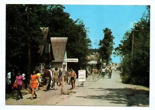 DDR Ak Ostseebad Prerow Weg zum Strand 1974