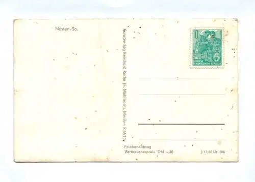 DDR Ak Nossen Sachsen 1960