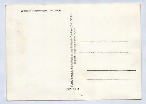 DDR Ak Luftkurort Finsterbergen Thüringer Wald 1976