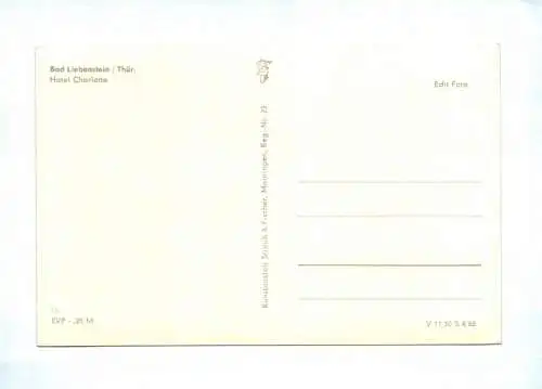 DDR Ak Bad Liebenstein Thüringen 1968
