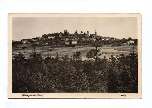 DDR Ak Stolpen Burg 1955