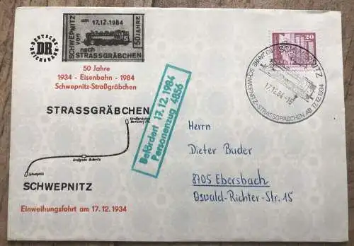 Konvolut Briefe DDR Bahnpost Brief 10 Stück Eisenbahn Post