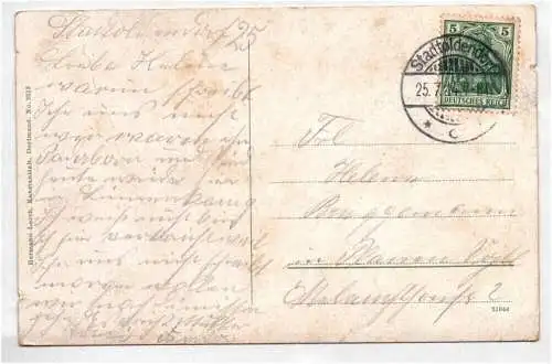 Ak Gruss aus Westfalen Pumpernickel Schinken 1914 Westfalenlied 
