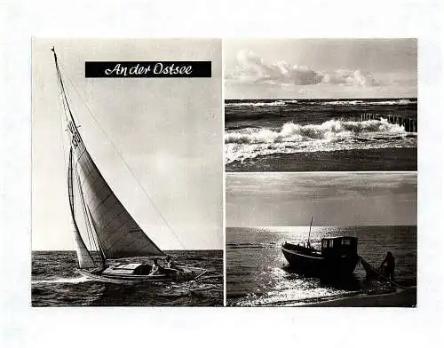 Ak An der Ostsee DDR Boote