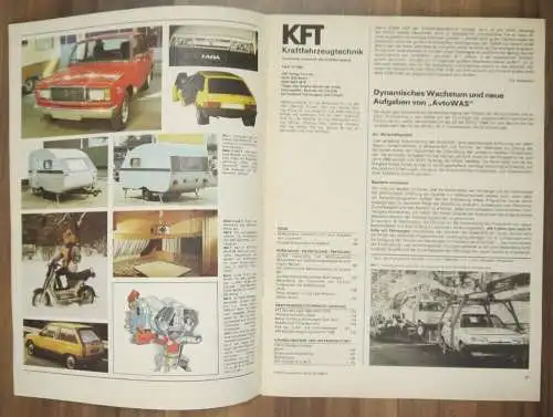 KFT VEB Verlag Technik Berlin April 1986 LADA 2107 Elektronikzündung Trabant 601