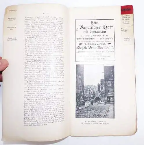 Augsburg Offizieller Führer durch die Stadt um 1910