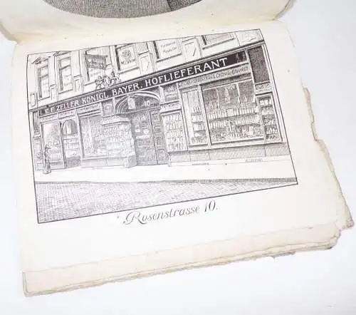 Firmenschrift Zeller München 1806 bis 1906 Geschäftserinnerungsbuch Braun 