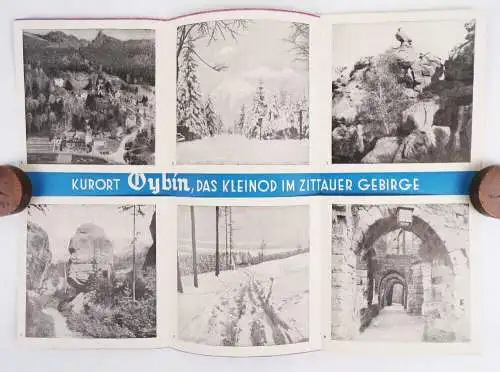 DDR Prospekt Kurort Oybin Zittauer Gebirge um 1960 Reise Urlaub