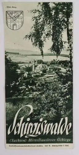 Altes Schirgiswalde Reise Prospekt 1937 