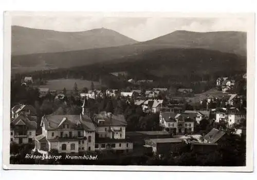 Echtfoto Ak Riesengebirge Krummhübel Schlesien