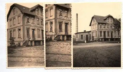 3 x Foto Dampf Molkerei Mahlsdorf Gmbh um 1930