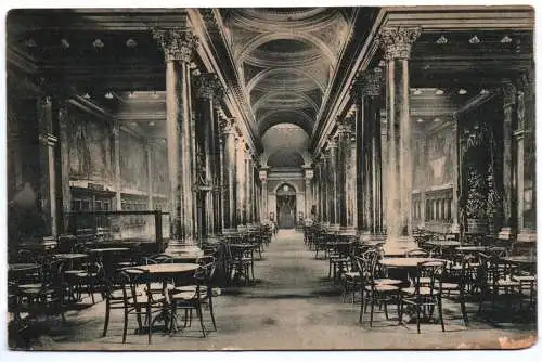 Ak München Cafe Luitpold Säulenhalle II 1908