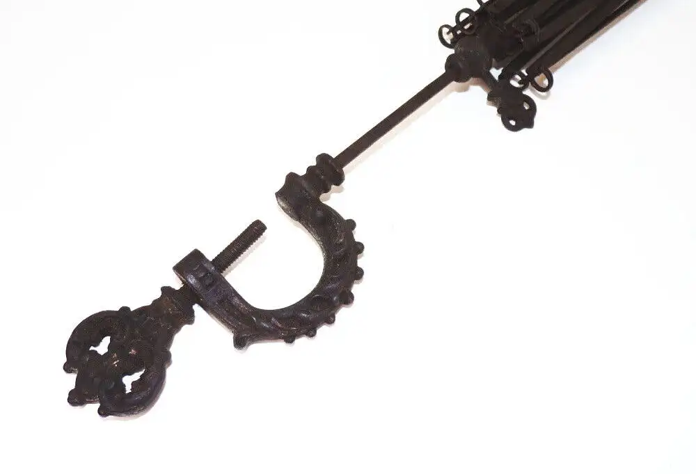 Alte Schirmhaspel Wollwickler Gusseisen Handarbeit Schneider um 1890 2