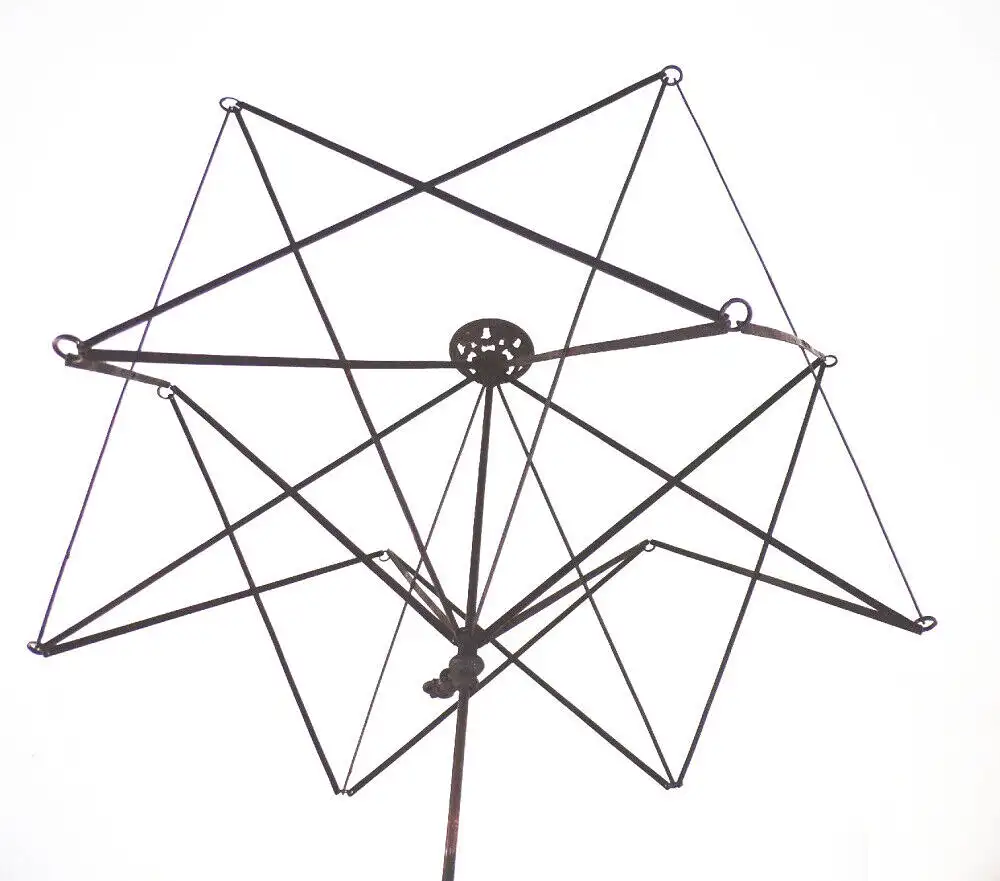 Alte Schirmhaspel Wollwickler Gusseisen Handarbeit Schneider um 1890 6