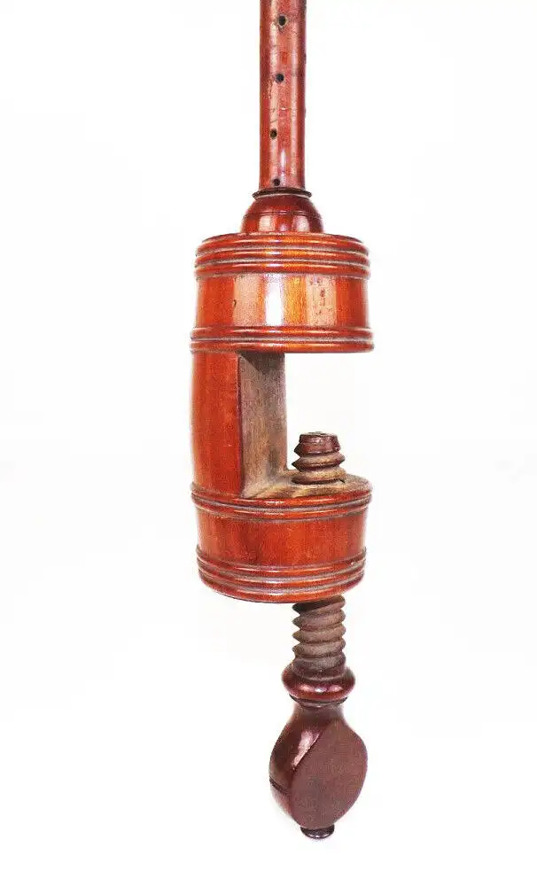 Alte Schirmhaspel Wollwickler Holz Handarbeit Schneider Biedermeier  2