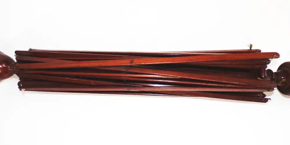Alte Schirmhaspel Wollwickler Holz Handarbeit Schneider Biedermeier  8