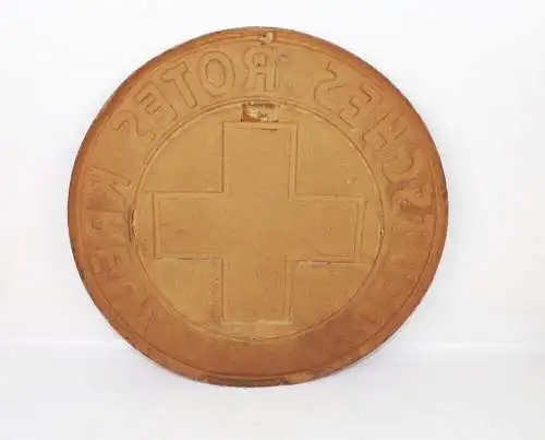 Altes Pappschild Deutsches Rotes Kreuz um 1950 DRK 