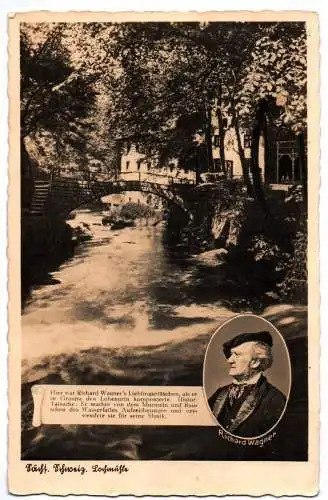 Ak Sächsische Schweiz Lochmühle Richard Wagner 1930 er