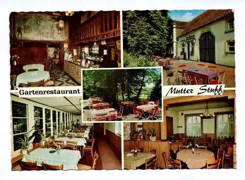 Ak Gartenrestaurant Mutter Stuff 1976 Werne