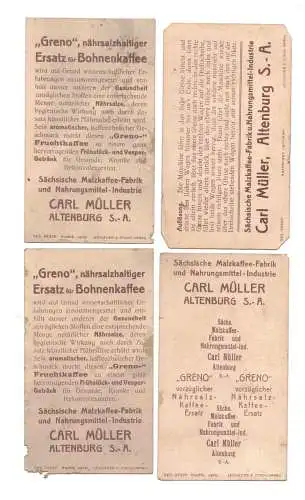 Sammbilder 4 Carl Müller Altenburg Malzkaffee Vexierbild Rätsel Rangier Manöver