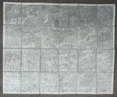 Landkarte Dortmund Soest Arnsberg Einheitsblatt Nr 830 Karte Leinenlandkarte