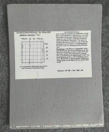 Alte Landkarte 4210 Lüdinghausen 1:25000 Leinenlandkarte