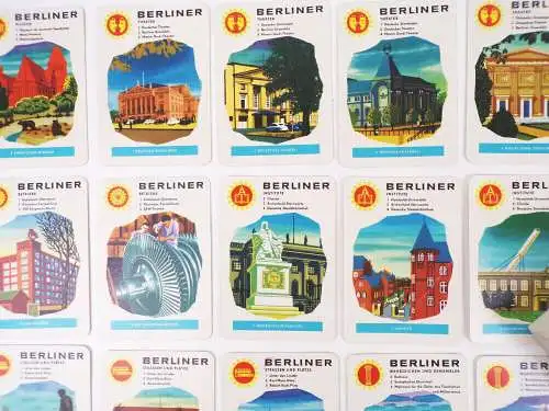 Berlin Quartett Rudolf Forkel Pössneck 1962 DDR Kartenspiel GDR card game