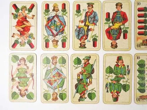 Deutsche Karte Kartenspiel um 1930 ASS 