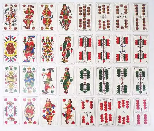 Feinste Doppelbild Karte Kartenspiel Skat Peter Musiktruhen Reklame 