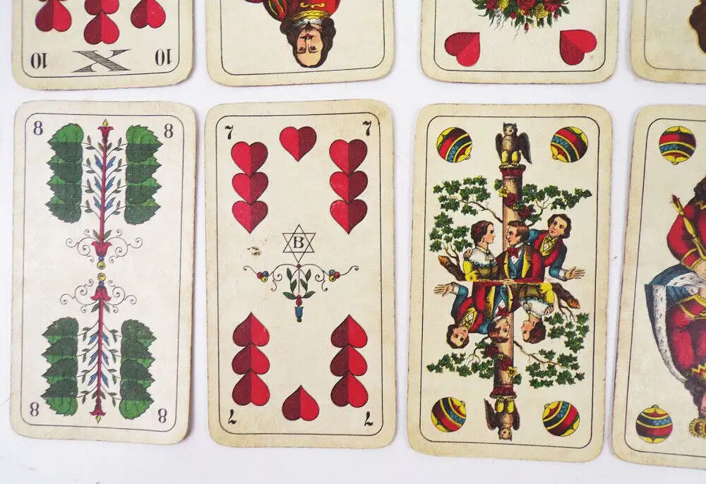 Yenidze Zigaretten Dresden Werbung Kartenspiel Salem Aleikum um 1930 Reklame 2