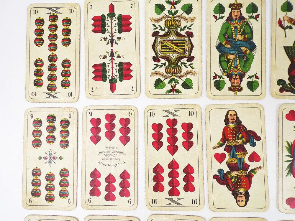 Yenidze Zigaretten Dresden Werbung Kartenspiel Salem Aleikum um 1930 Reklame 3