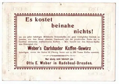 Prunk Sammelbild Prinz Heinrich von Preussen Otto Weber Radebeul Dresden um 1905