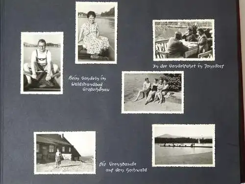 Fotoalbum DDR Urlaub Ostsee Schirgiswalde Großschönau Waltersdorf 1957 (A17