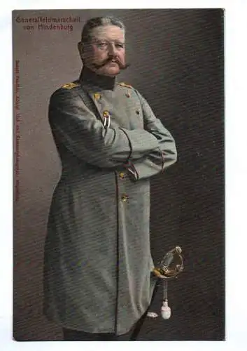 Ak Generalfeldmarschall von Hindenburg Postkarte