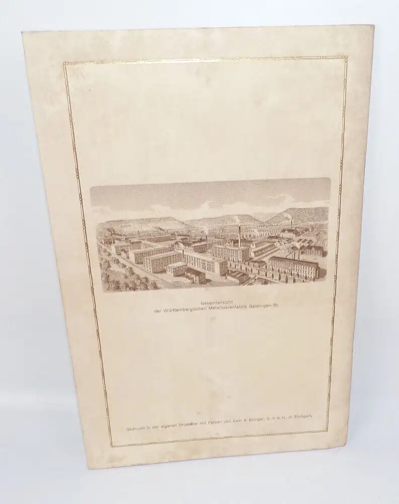 WMF Katalog Niederlage München Württembergische Metallwarenfabrik Geislingen 1