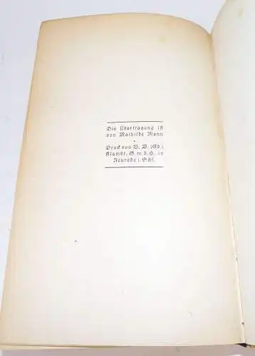 Pelle der Eroberer 2 Bände Martin Andersen Nexö Insel Verlag 1920 Einband