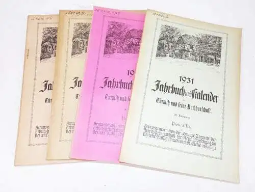 Jahrbuch und Kalender für Türmitz und seine Nachbarschaft 1929 bis 1932 Böhmen